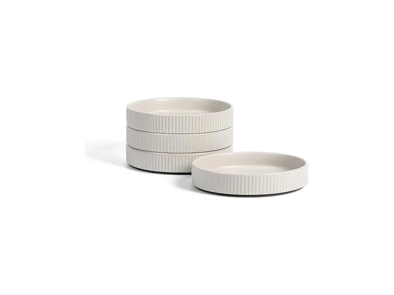 Haven Modern Stoneware 4-Piece Pasta Bowls