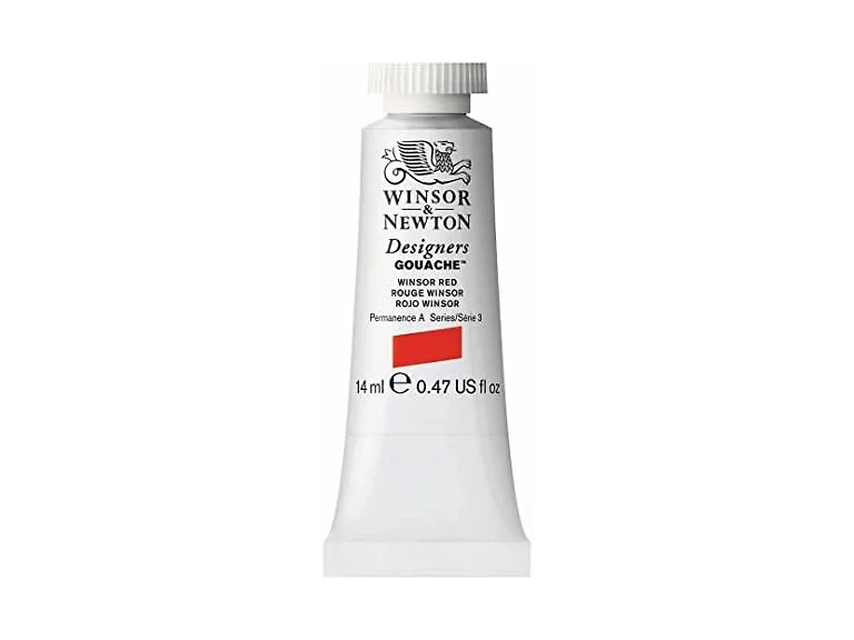 W&N Designer's Gouache 14ml Winsor Red