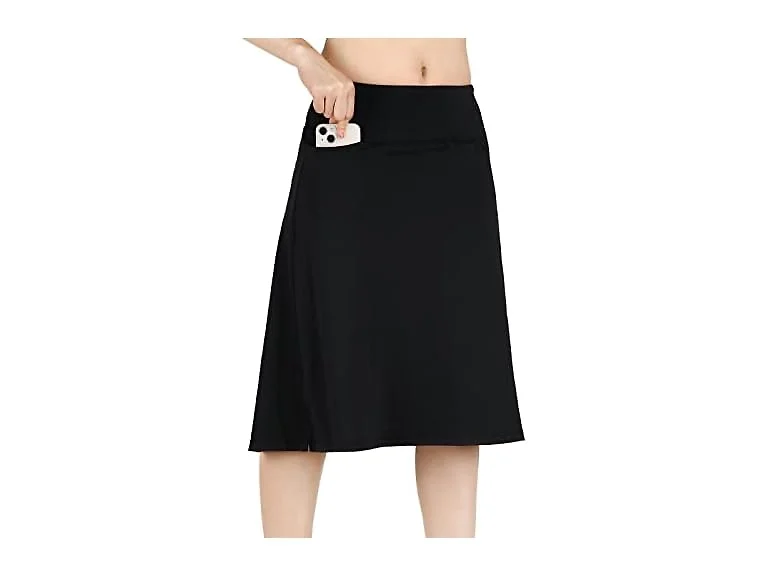 CZRLHYT Womens Skorts Modest Knee Length