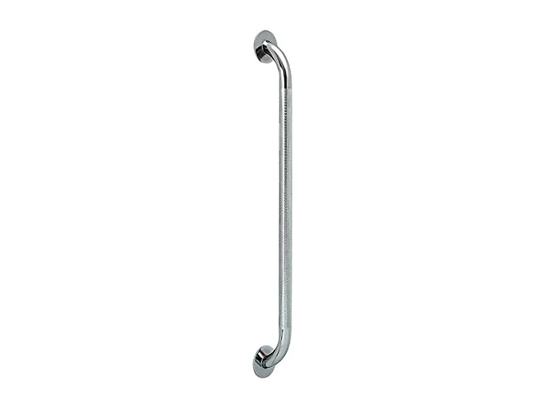 Drive Medical Drive Silver Knurled Steel Wall Grab Bar