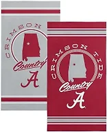 Alabama Crimson Tide NCAA Homebreak Beach Towel 2 Pack 30 x 60 Inches