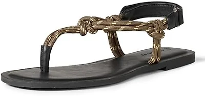 The Drop Women's Charea Rope Sandal, Brown Rope, 8.5