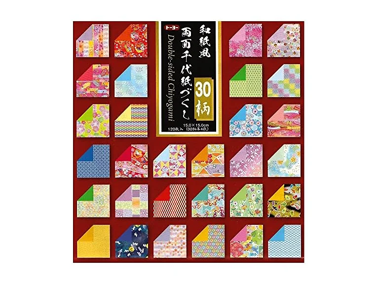 Toyo Origami Paper, Multicolor, Square,