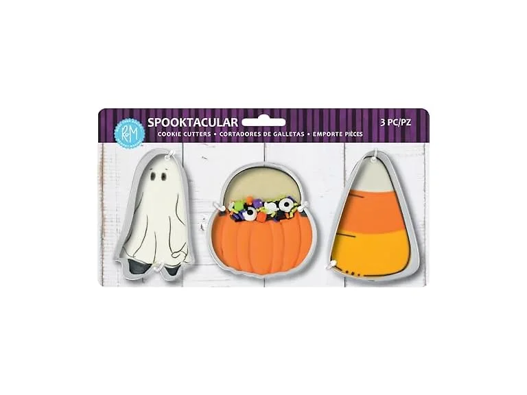 R&M Halloween/Spooktacular Cookie Cutter 3-Piece Set 