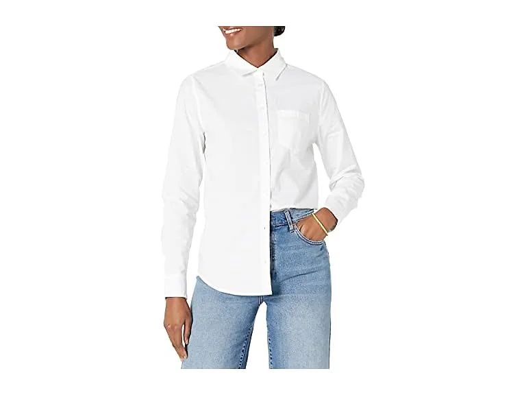 Amazon Essentials Women Classic-fit Poplin Shirt
