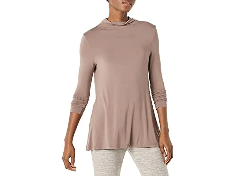 Amazon Essentials Women (XXL) Jersey Dark Taupe