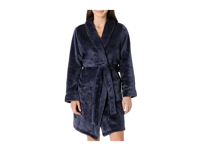 Amazon Essentials Women's Mid-length Plush Robe