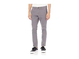 Amazon Essentials Men's Skinny-Fit Broken-in Chino Pant Pants, -Dark Grey, 40W x 32L