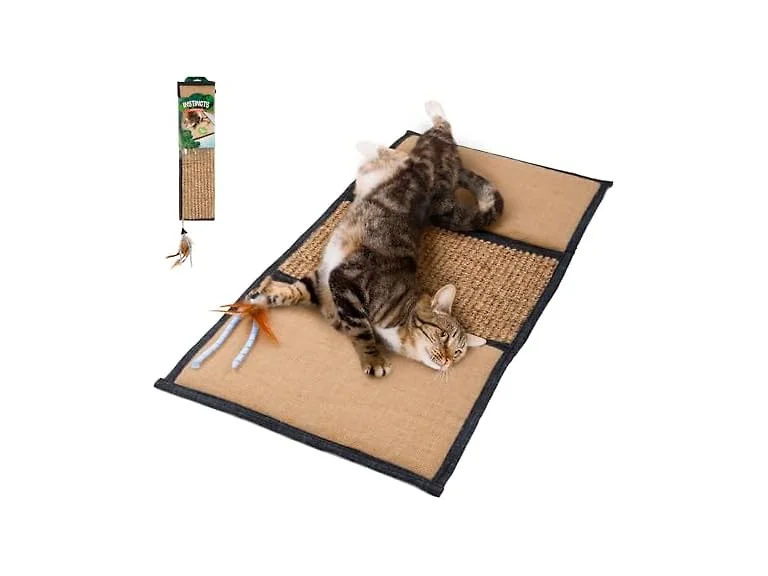 Petlinks Scratch & Play Carpet & Burlap Cat Scratch Mat