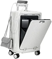 feilario Hardside Carry On Luggage, Zipper Closure, TSA Lock, USB Port