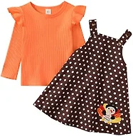 Toddler Girl Thanksgiving Outfit Set