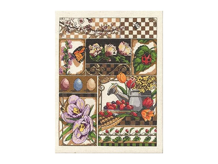 Janlynn Spring Montage Counted Cross-Stitch Kit