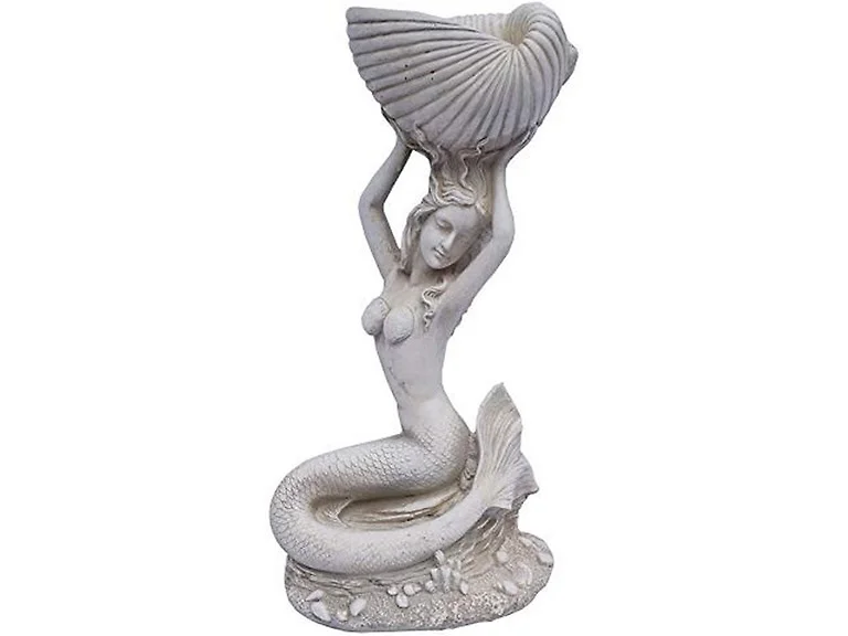 23.5" Coldcast Mermaid/Shell Feeder