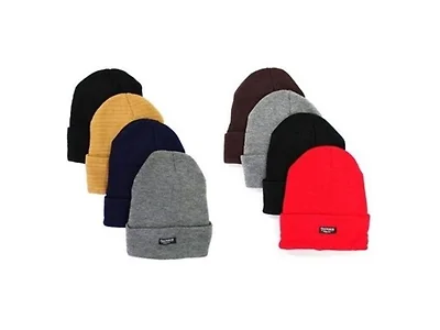 {4-Pack} Unisex Fleece-Lined Winter Hat