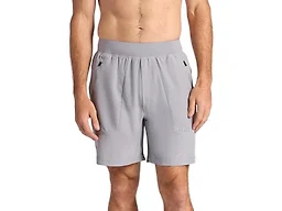 Gaiam Men's Nomad 7” Short, Standard Fit, Stretch Lightweight Material, Moisture-Wicking, Sleet, Large