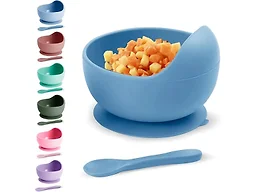 3 Pack Baby Suction Bowls with Spoon
