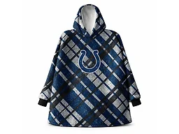 Pegasus FWD-PEG-NFL-6C36 NFL Team Cozy Sherpa Hoodie - OSFM Indianapolis Colts 