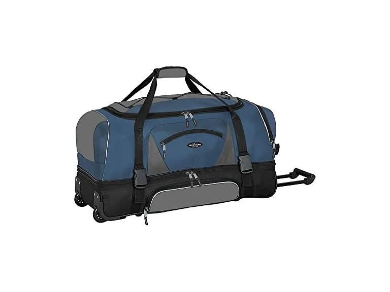 Travelers Club 30-Inch Blue Duffel