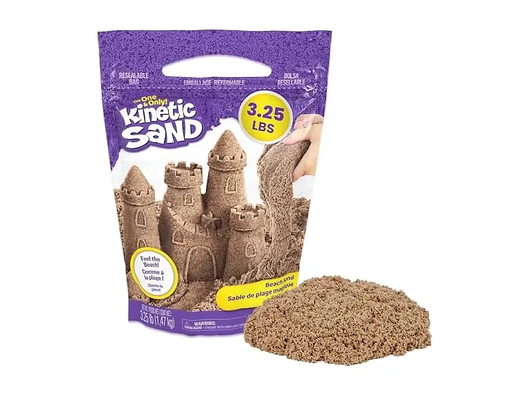 Kinetic Sand, 3.25lbs Beach Play Sand
