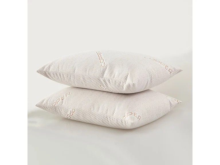 Bibb Home 2Pk Copper Pillow Protectors