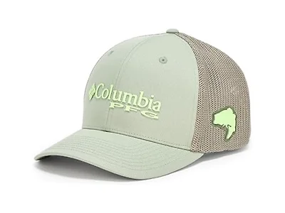 Columbia Unisex PFG Logo Mesh Ball Cap, Smokey