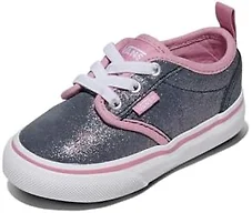 Vans Kids' Atwood Shoe, Shimmer Black, 3.5