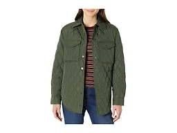 Amazon Essentials Women's Regular-Fit Quilted Jacket, Dark Olive, XX-Large