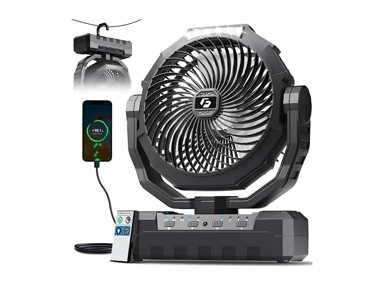 FRIZCOL 24000mAh 3-in-1 Camping Fan