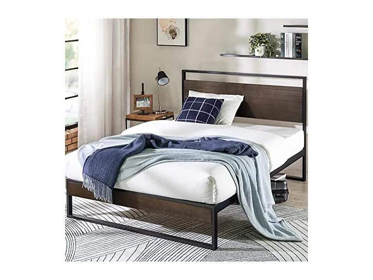 ZINUS Suzanne 37 Inch Bamboo Bed Frame