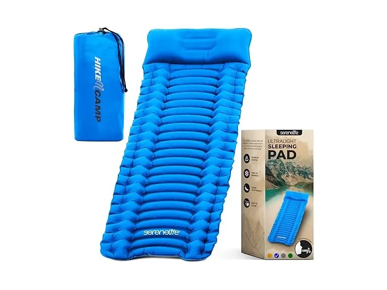 SereneLife Backpacking Air Mattress Sleeping Pad