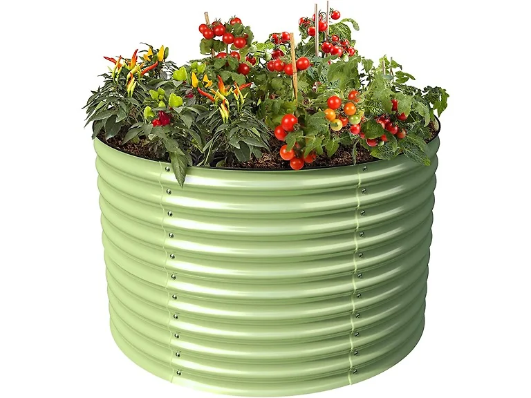 OLLE 32" Tall, 42" Round Garden Bed