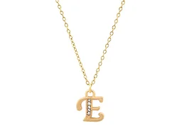 Non-Branded LGR-69-001P-E E Initial Letter Pendant Neckl
