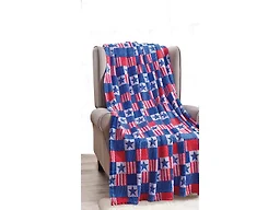 Luxury Home PATRIOTIC-PATCHWORK-THROW Patr