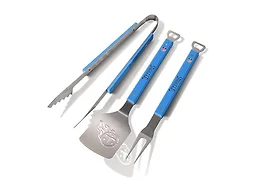 YouTheFan NFL Tennessee Titans Spirit Series 3-Piece BBQ Set , Stainless Steel, 22" x 9"