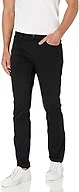 Amazon Essentials Men's Skinny Fit 5-Pocket Comfort Stretch Chino Pants, Black, 35W x 32L
