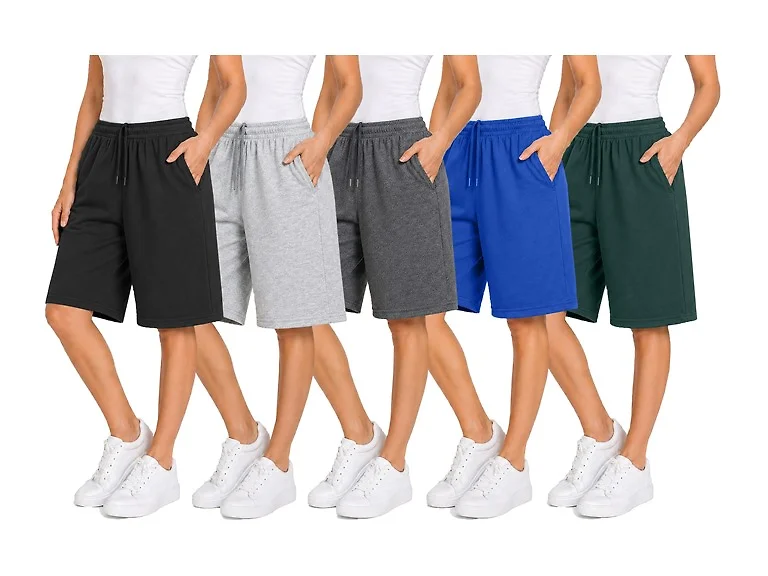 10Pk Womens Loose Fit Lounge Shorts