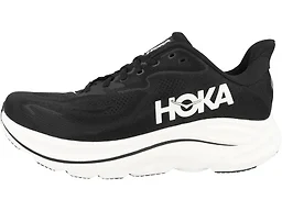 Hoka 1162051-BWHT 12 Wide Hoka Clifton 10 Men's Shoes Black/White
