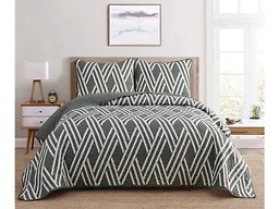 Dan River 2023 Full/Queen Reversible Printed Quilt Set (