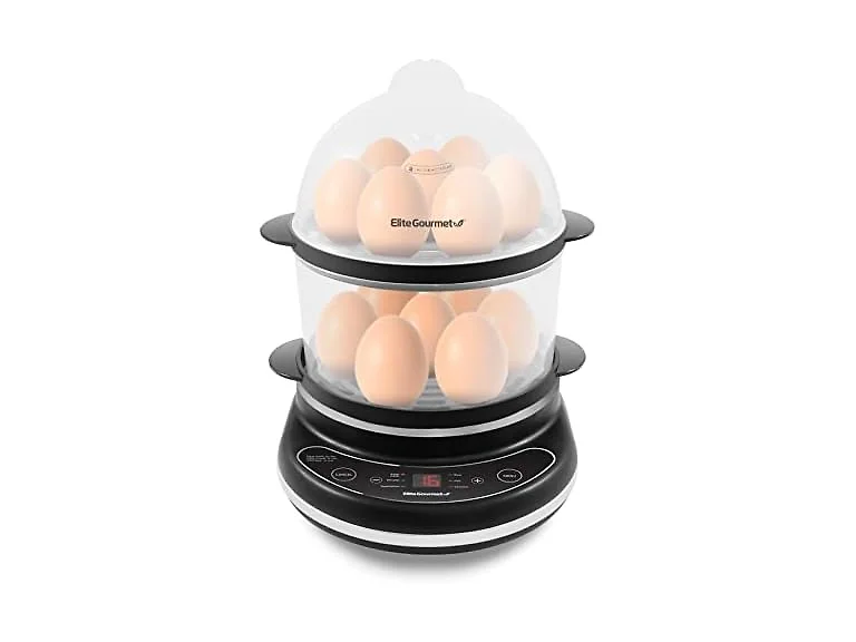 Elite Gourmet Digital Egg Cooker & Steamer