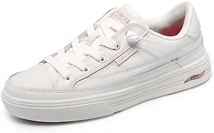Skechers Women's Work Arch Fit Arcade Bungee Slip Reistant Health Care Professional Shoe, Wht, 11