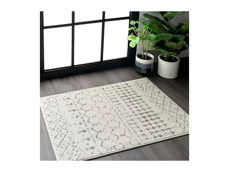 nuLOOM 8 Sq Moroccan Blythe Rug Grey