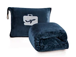 Luxury Home CFLY-PILLOW-BLK-NAV Micro Plus