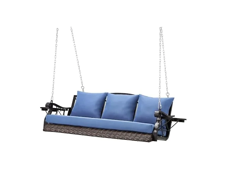ZZW Heavy Duty 900 LBS Porch Swing Chair