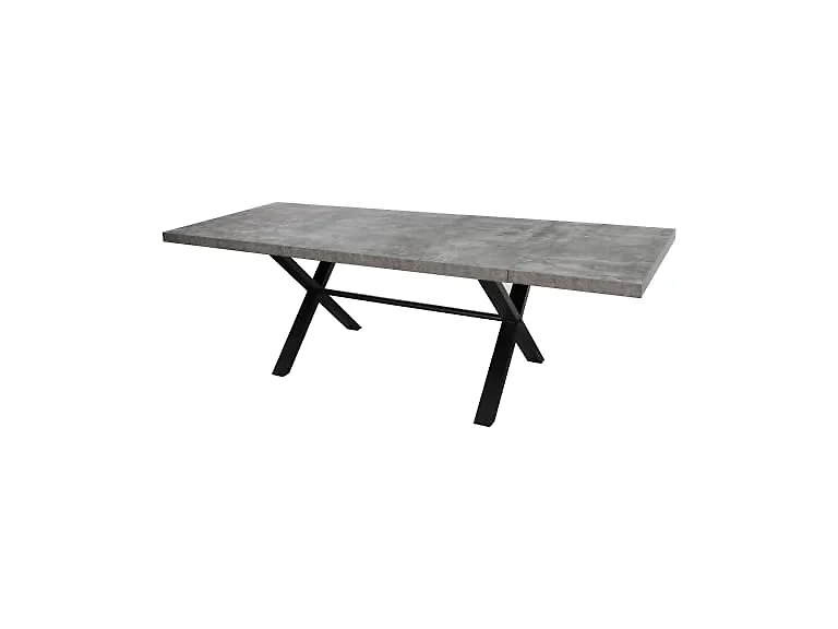 Acanva Expandable Dining Table, Dk Grey