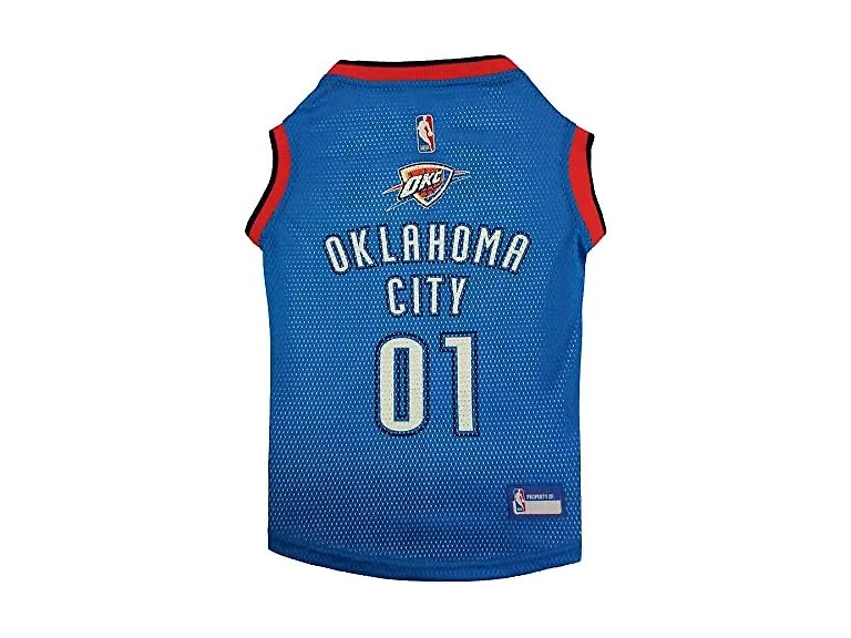 Pets First NBA OKLAHOMA CITY THUNDER DOG Jer