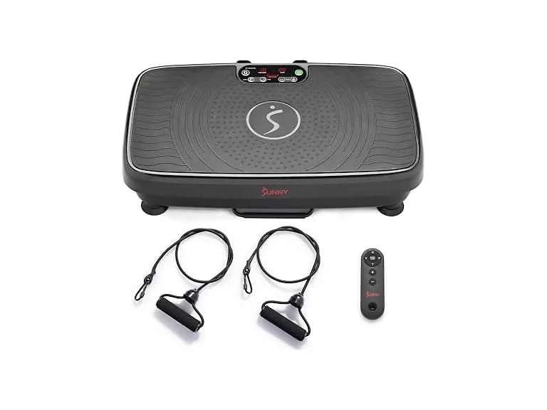 Sunny Health & Fitness 2D Vibration Platform Exercise Machine w/ Remote