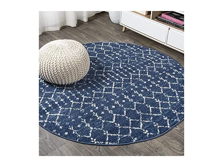 JONATHAN Y Boho Vintage Diamond Rug 5ft