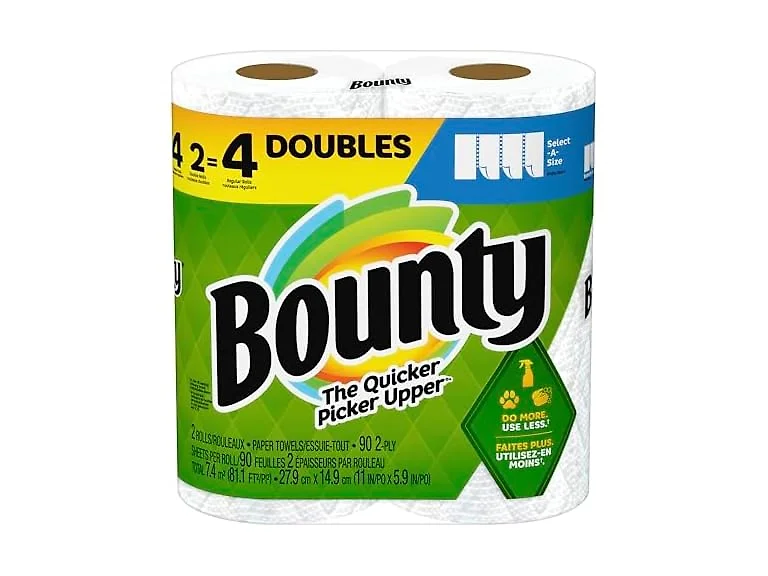 Bounty Select-A-Size Paper Towels, 2 Rolls
