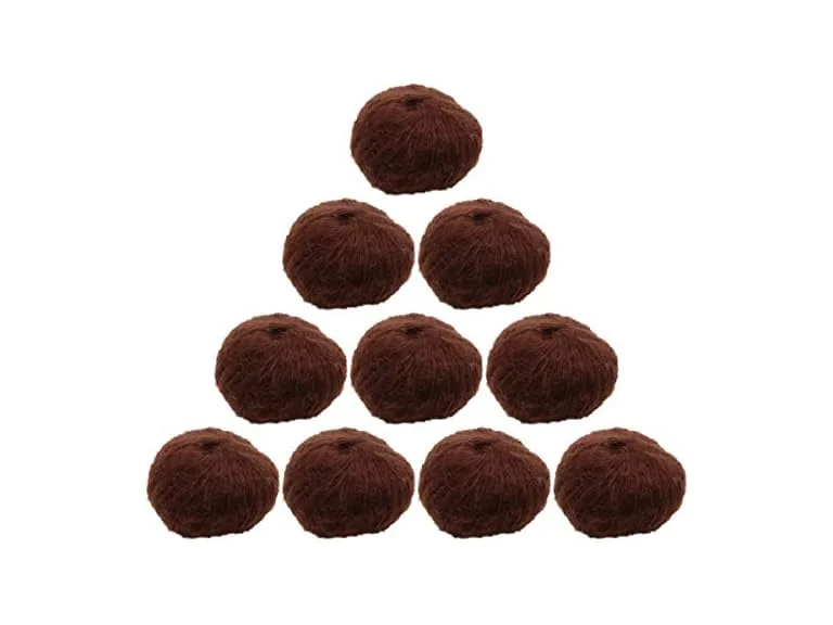 10pcs 250g 8.1oz Soild Color Angola Amorous