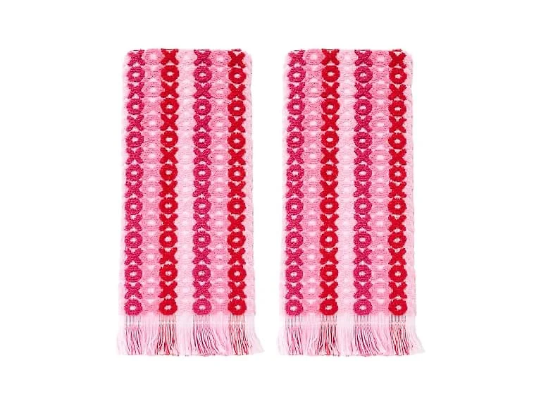 SKL Home Valentine's Day XOXO Jacquard 100% Cotton